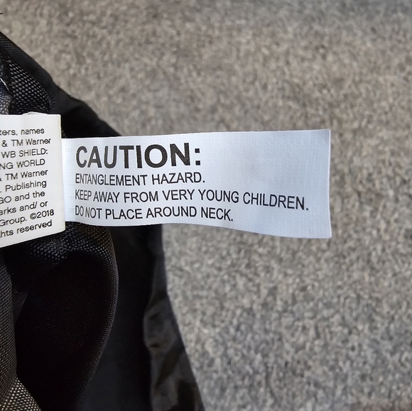 Lego Harry Potter House Crest Drawstring Cinch Nylon Bag Backpack EUC - Picture 8 of 8